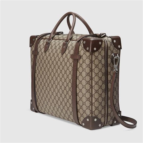 gucci linea c bag|gucci leather suitcase.